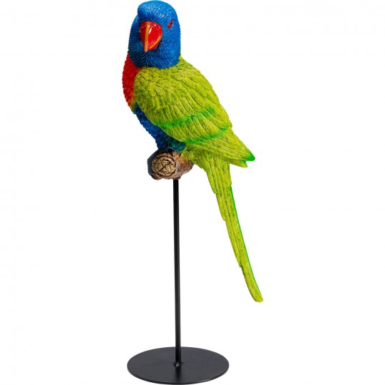 Peça decorativa Parrot Verde 36 cm