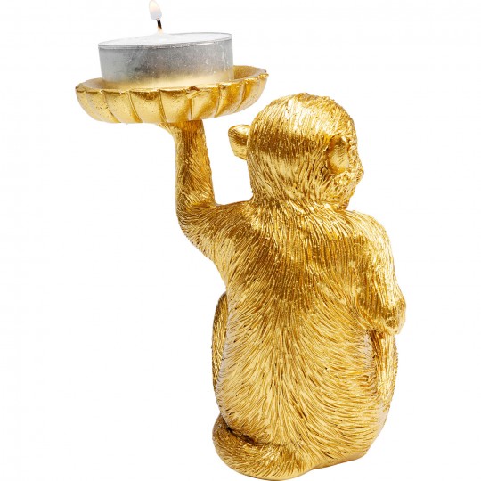 Peça decorativa Monkey Tealight Holder 11 cm