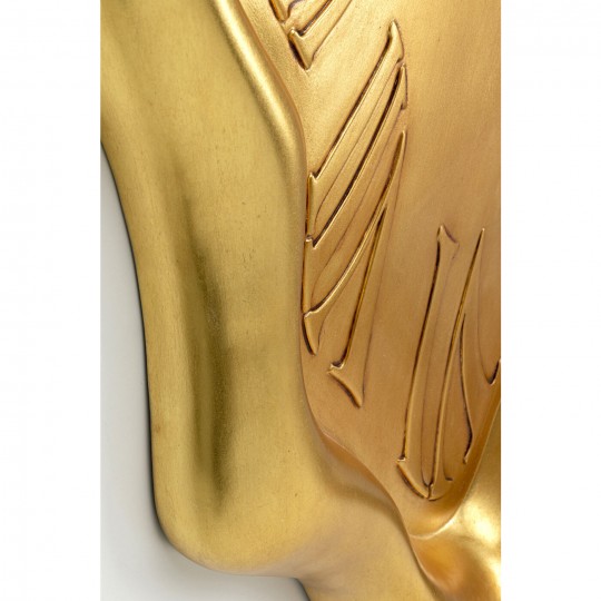 Relógio de parede Big Drop Dourado 92x127 cm