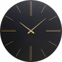 Horloge murale Luca noir Ø70cm
