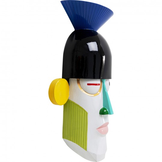 Decoração de parede Wink Preto 28x48 cm