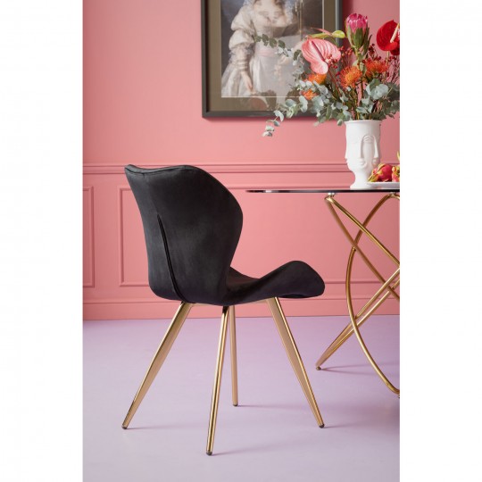 Chaise Viva noir