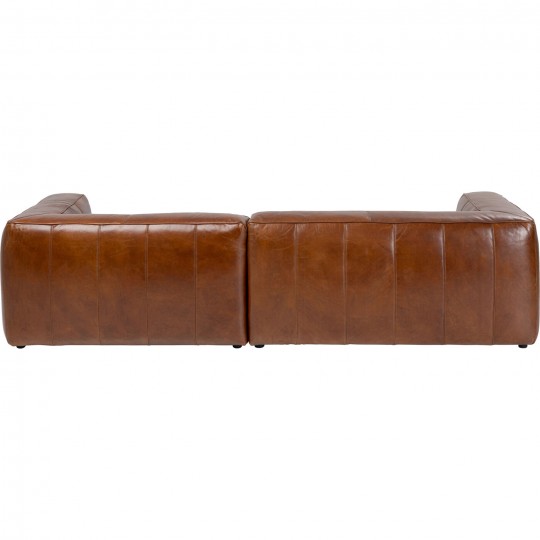 Canapé d angle Cubetto cuir marron
