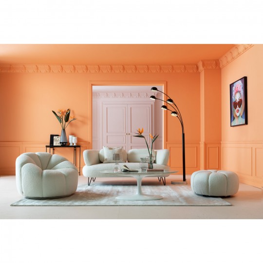 Sofá 2 lugares Peppo Branco 182 cm