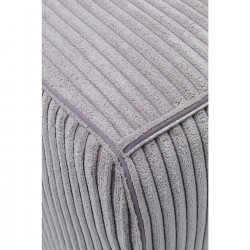 Canapé Cubetto Cord 3-places gris clair 220cm