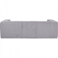 Canapé Cubetto Cord 3-places gris clair 220cm