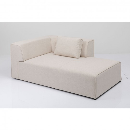Chaise Long Infinity Ottomane Creme Direito 182cm