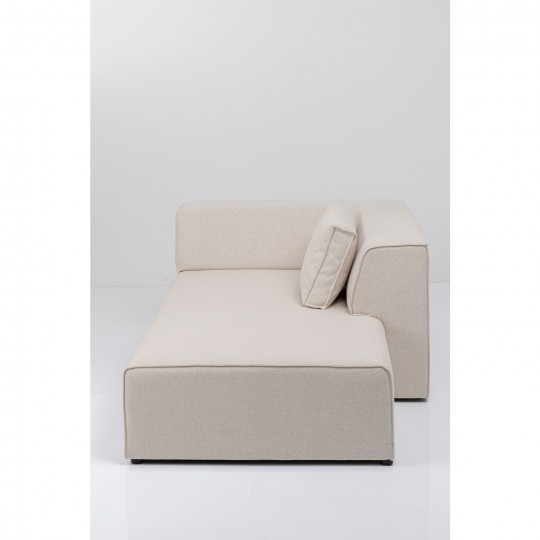 Chaise Long Infinity Ottomane Creme Direito 182cm