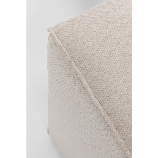 Infinity Ottomane Semi Elements Creme Direito 120 cm