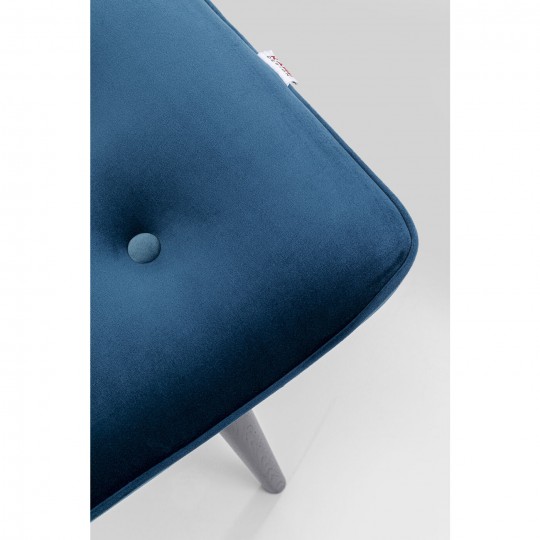 Banco Black Vicky Veludo Azul 46x59cm