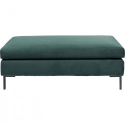 Tabouret Gianni velours vert foncé